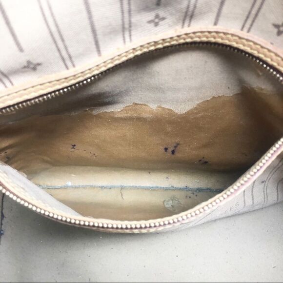 LOUIS VUITTON | Neverfull MM Monogram LV Brown Tan Purse Handbag Bag AUTHENTIC!! - Picture 9 of 12